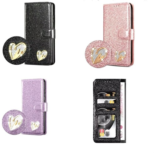 Leather bling wallet case for - bling,