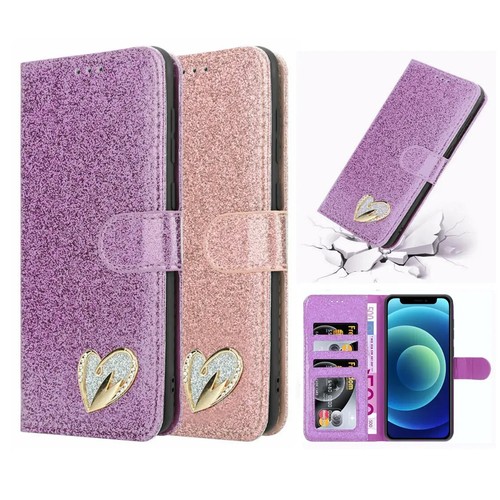 Glitter flip wallet - glitter, for